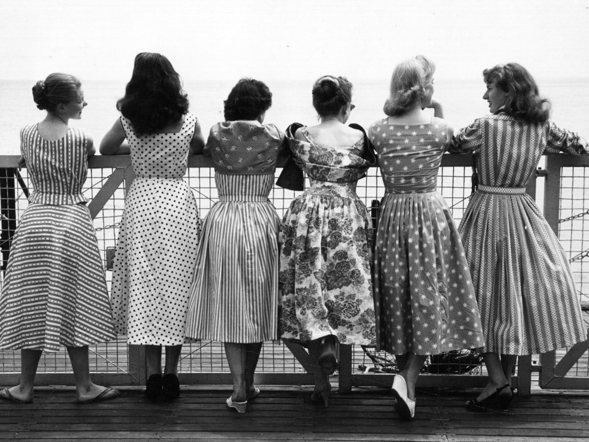 Moda de los años 1950